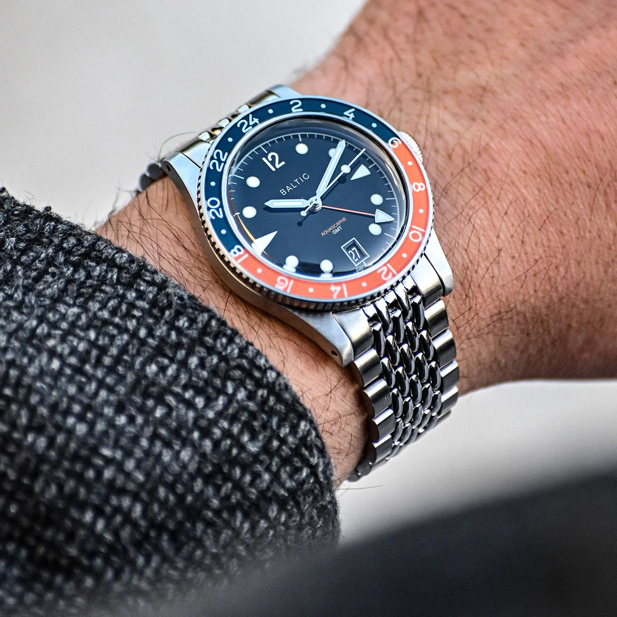 BALTIC AQUASCAPHE GMT ORANGE - Image 5