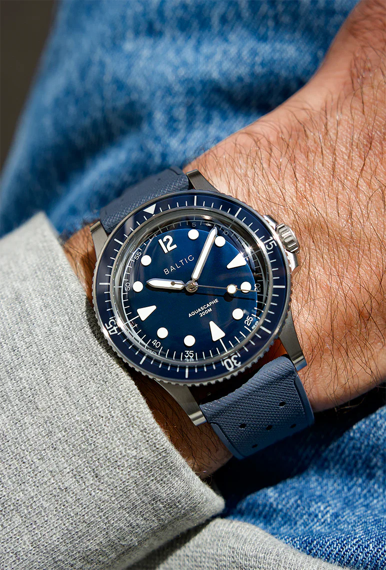BALTIC AQUASCAPHE MK2 BLUE (CLASSIC BLUE RUBBER) - Image 4