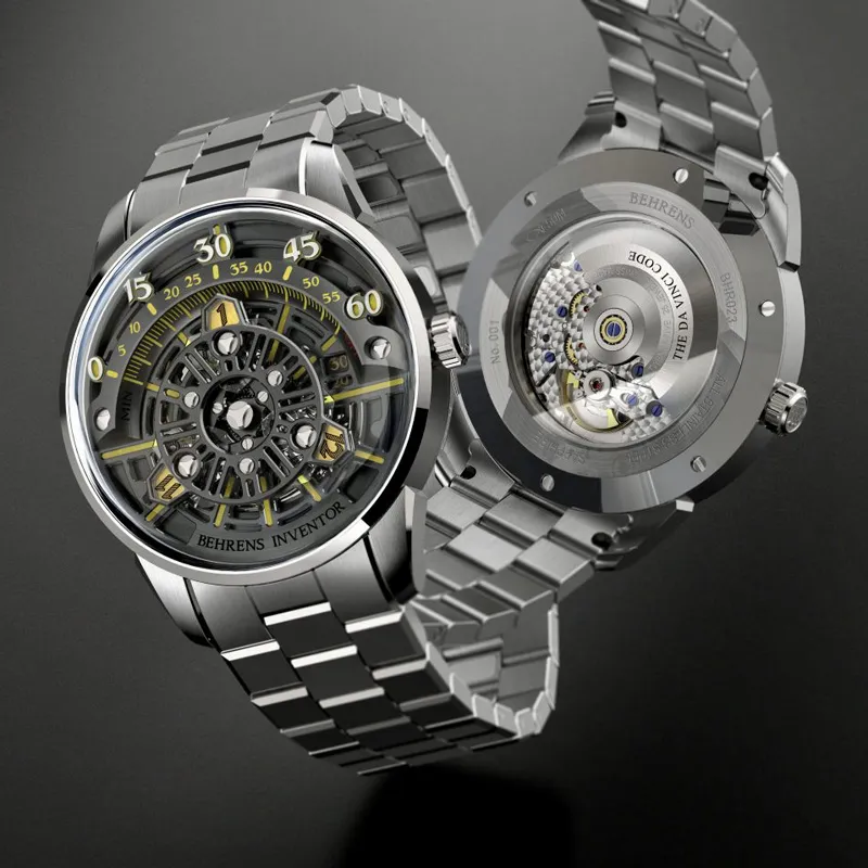 BEHRENS “DA VINCI CODE” AUTOMATIC GREY - Image 4