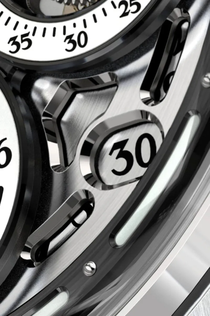 BEHRENS “NAVIGRAPH” AUTOMATIC GREY GMT - Image 3