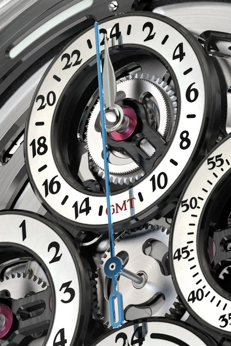BEHRENS “NAVIGRAPH” AUTOMATIC GREY GMT - Image 6