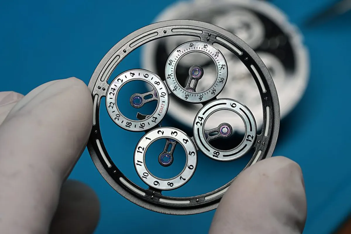 BEHRENS “NAVIGRAPH” AUTOMATIC GREY GMT - Image 7