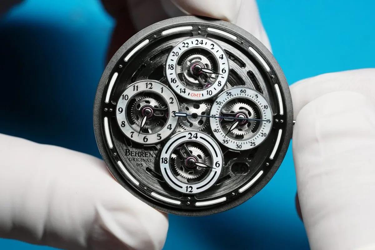 BEHRENS “NAVIGRAPH” AUTOMATIC GREY GMT - Image 9