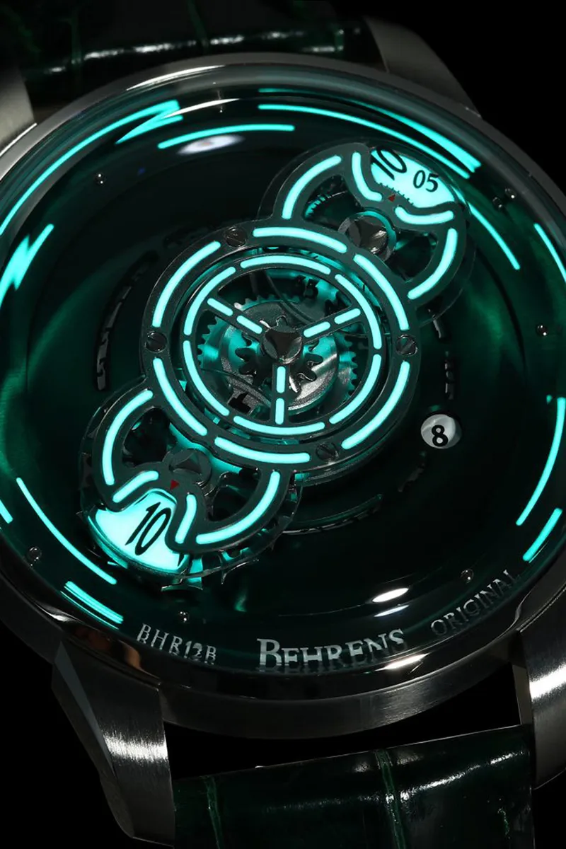 BEHRENS "SPACE TRAVELLER" AUTOMATIC GREEN FUME - Image 3
