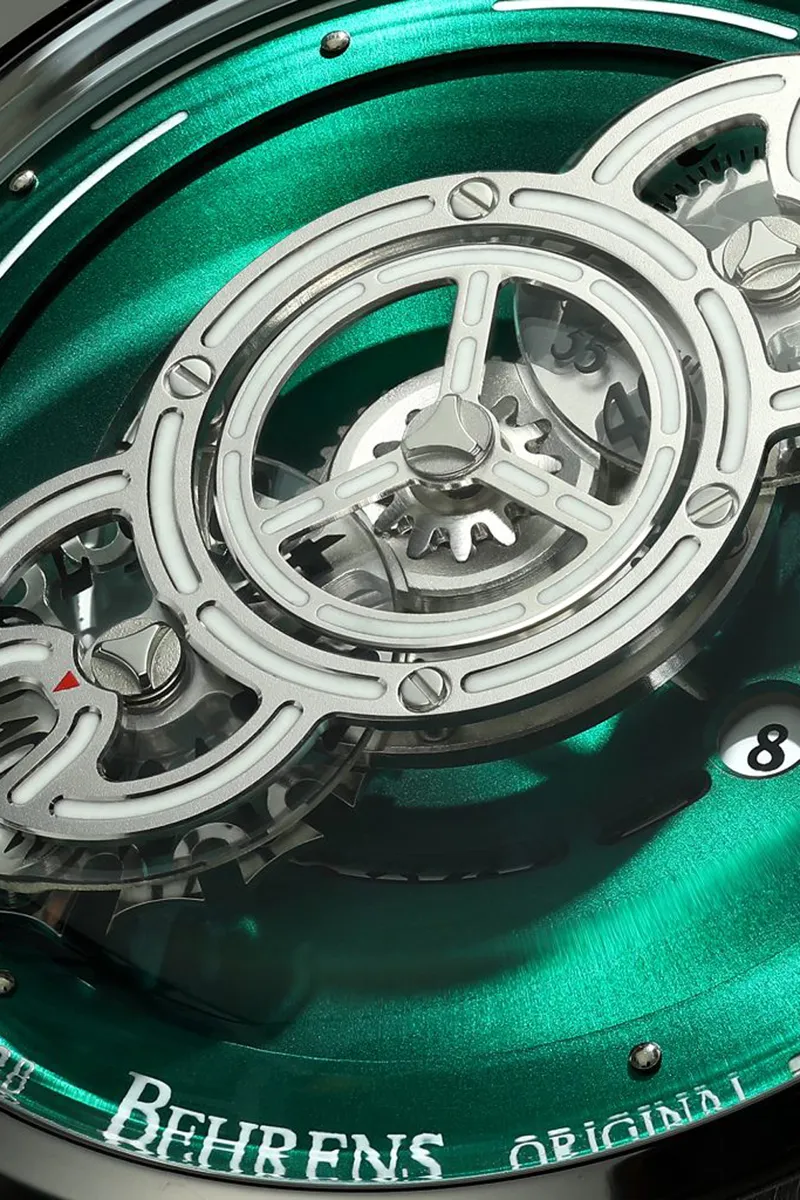 BEHRENS "SPACE TRAVELLER" AUTOMATIC GREEN FUME - Image 4