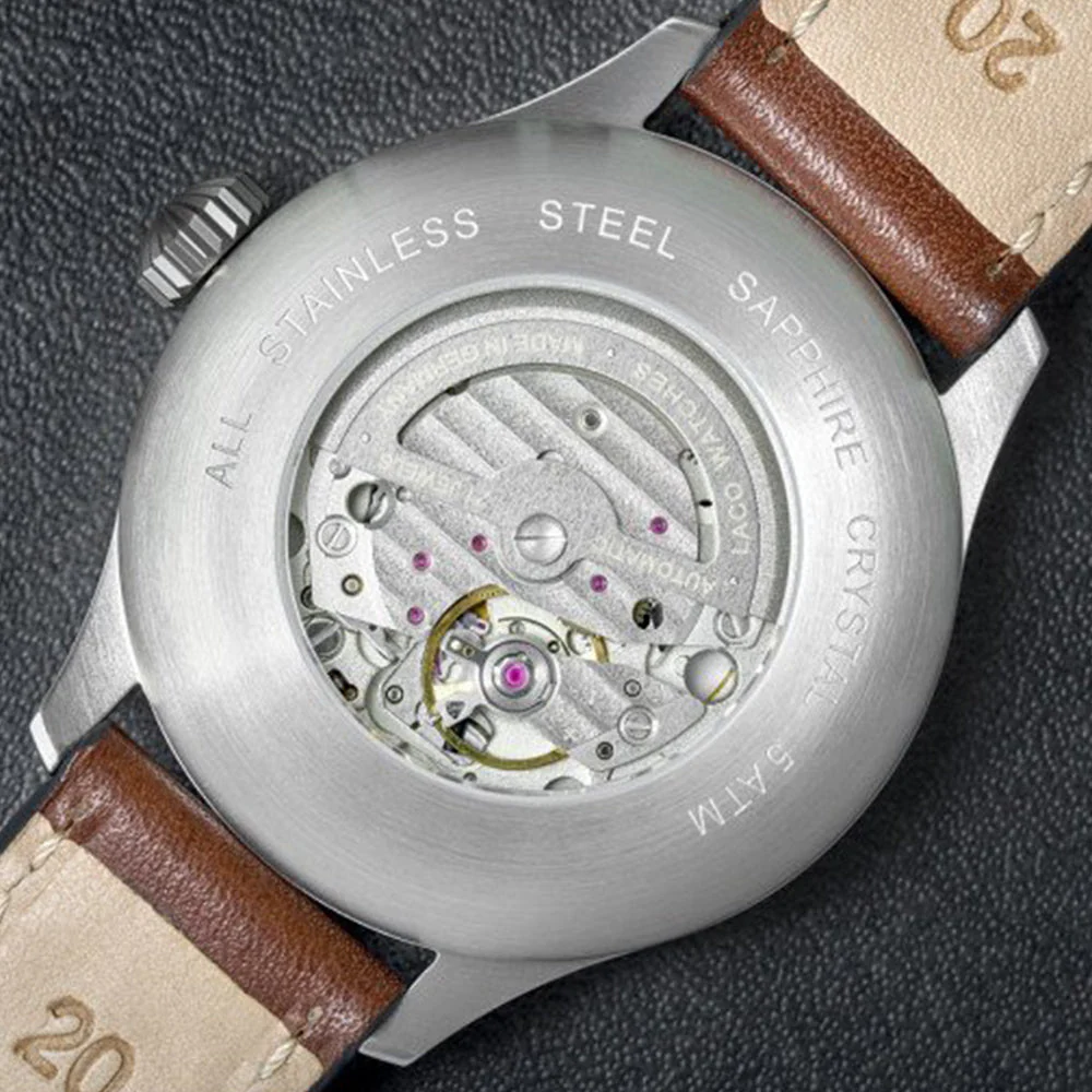 LACO PILOT WATCHES BASIC AUGSBURG 42 MM AUTOMATIC - Image 7