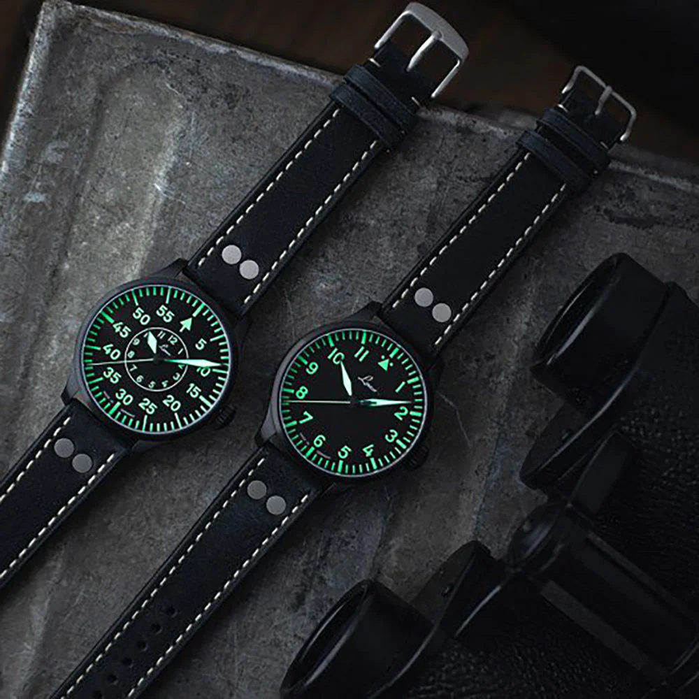 LACO PILOT WATCHES BASIC BIELEFELD 42 MM AUTOMATIC - Image 3