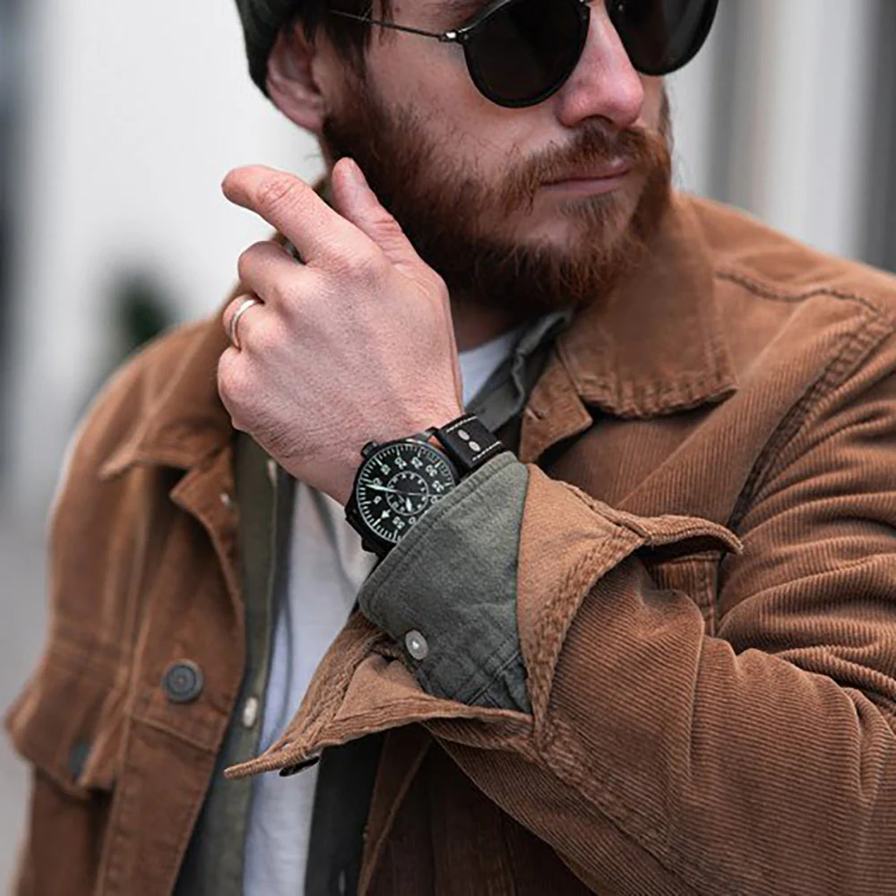 LACO PILOT WATCHES BASIC BIELEFELD 42 MM AUTOMATIC - Image 7