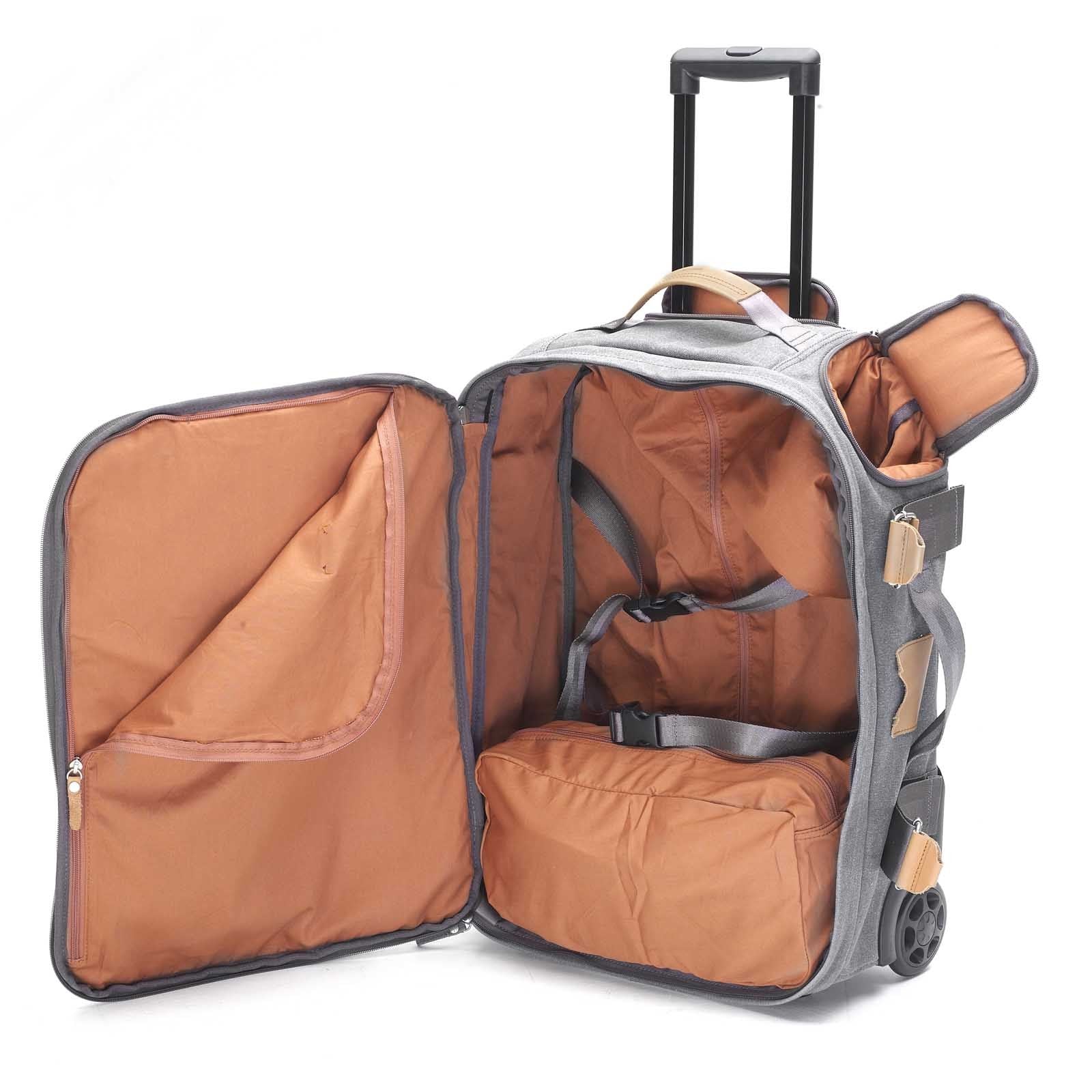 QWSTION 3-day Travel Bag Washed Grey - Image 6