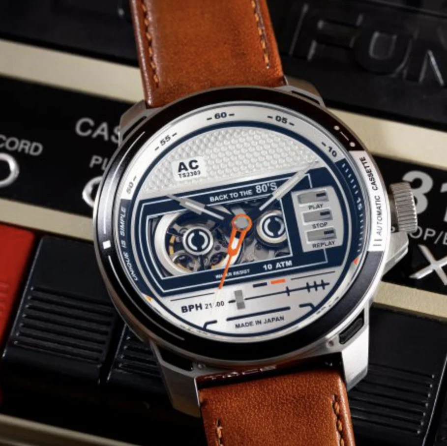 TACS CASSETTE WATCH - CHROME (TS2303A) - Image 10
