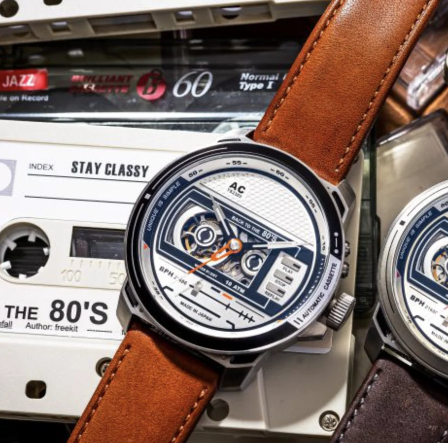 TACS CASSETTE WATCH - CHROME (TS2303A) - Image 9